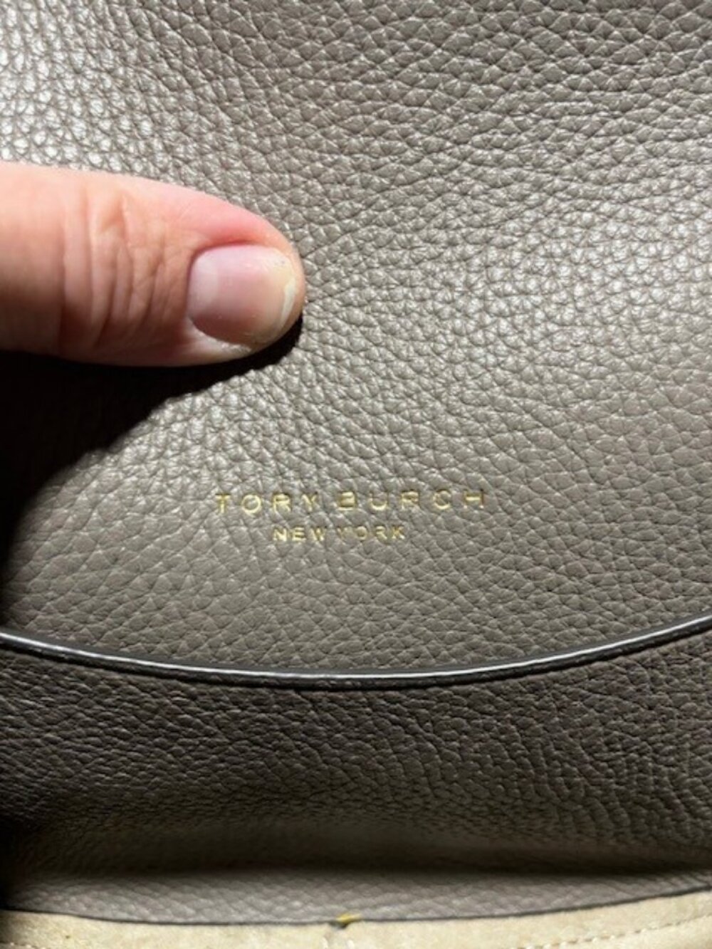 Tory Burch Light Grey Crossbody - Picture 5 of 7